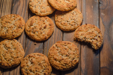 baking on the table