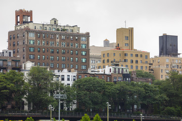 Fototapeta na wymiar Historic real estate in Brooklyn New York