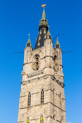 Obraz premium Belfry of Ghent medieval tower