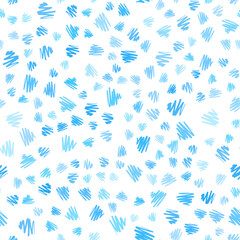 Light BLUE vector seamless texture with colored lines.