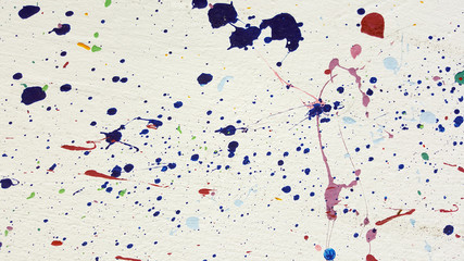 Abstract background. Watercolor drops on white background.