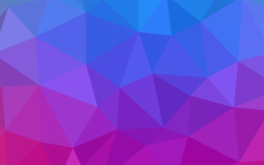 Light Pink, Yellow vector triangle mosaic template.