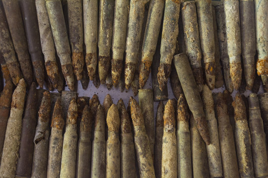 First World War Old Bullets In Çanakkale, (Gallipoli) Turkey