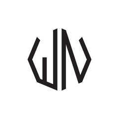 two letter WN octagon logo