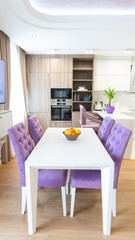 Modern kitchen design interior