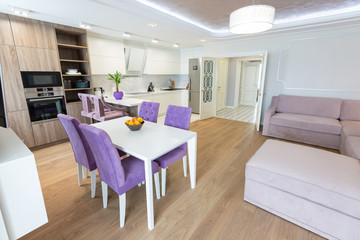 Modern kitchen design interior