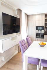 Modern kitchen design interior
