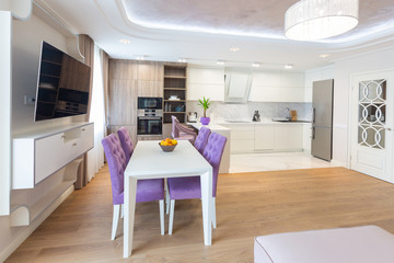 Modern kitchen design interior