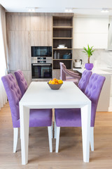 Modern kitchen design interior