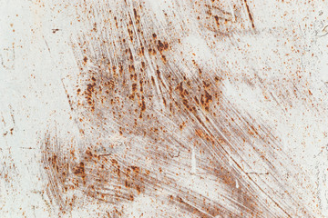 texture of rusty iron, cracked paint on an old metallic surface, sheet of rusty metal with cracked and flaky paint, abstract rusty metal texture.