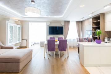 Modern kitchen design interior