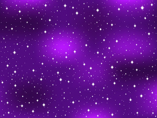 Fototapeta na wymiar Star sky. Space star background. Nebula, the Milky Way. Vector illustration