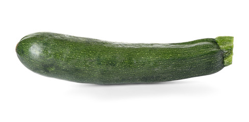 Fresh zucchini isolated on white