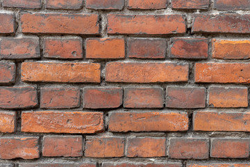 Background of old brick wall pattern texture.