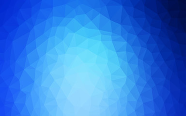 Obraz premium Light BLUE vector abstract mosaic backdrop.