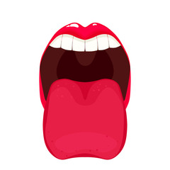 Open Mouth with tongue