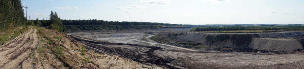 Quarry and track