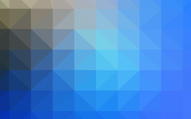 Fototapeta premium Light BLUE vector abstract mosaic backdrop.
