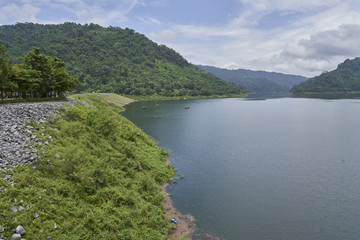 Fototapeta premium Reservoir at Nakorn Nayok 