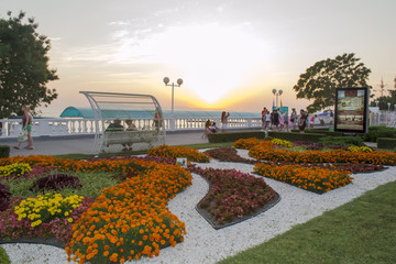 evening at the Black Sea coast