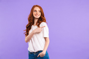 Portrait of a smiling young girl standing