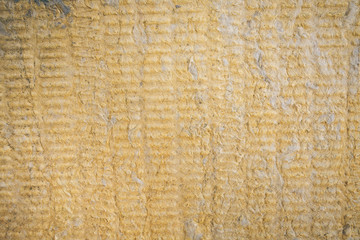 Thermal insulation layer of mineral wool