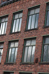 windows of an old house