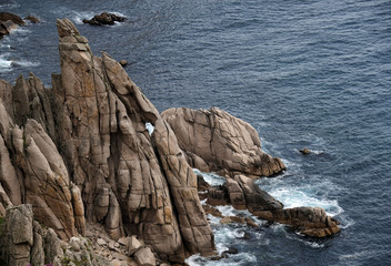 Beautiful landscape at the sea with rocks