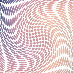 Halftone pattern background in calming colors