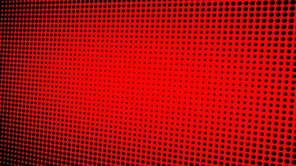 A red halftone background coming out of a green one with a star shape. Put your text with a fancy font to create a comic strip cartoon animation.
