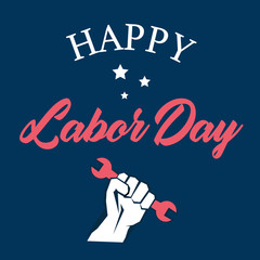 happy labor day, vector