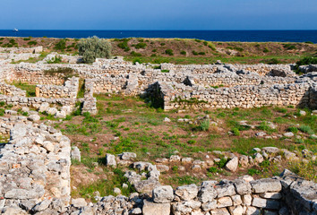 Ancient greek city chersonesus taurica in sevastopol city of crimea