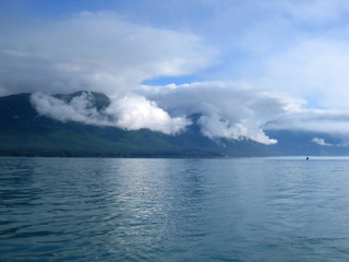 Cloud Formation Over Chugach Mountains