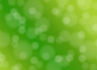 Bokeh green background