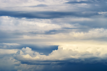 Dark storm clouds 