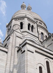 Fototapeta na wymiar Paris - Basilica minor Sacré-Cœur de Montmartre