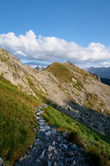 Hiking Train in the High Tatra in the Valley of Five Lakes
