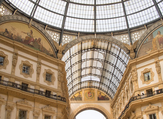Obraz premium Milan, Vittorio Emanuele II gallery, Italy