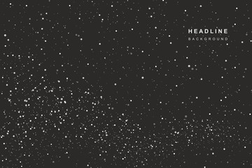 Abstract background of night sky from dots.