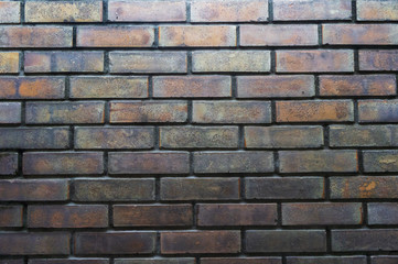Old brick wall pattern textured background. Vintage style