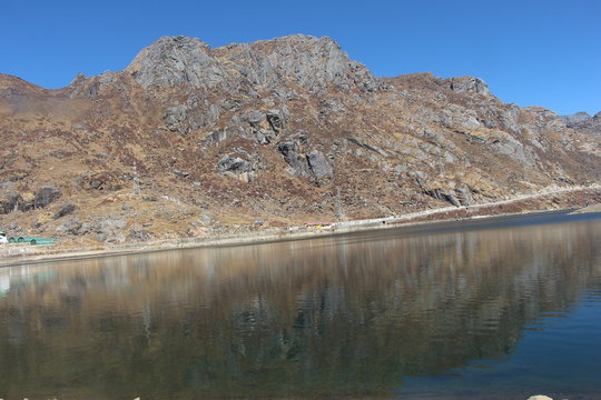 chikku lake at sikkim india