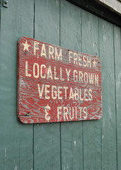farm fresh sign