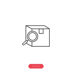 Product Overview Vector Icon Business Management Related Vector Line Icon. Editable Stroke. 1000x1000 Pixel Perfect.