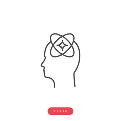 Potential Vector Icon Business Management Related Vector Line Icon. Editable Stroke. 1000x1000 Pixel Perfect.