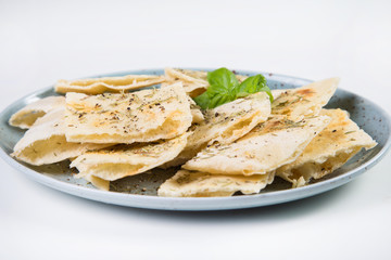focaccia with fragrant herbs