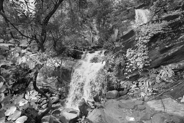 Fototapeta na wymiar Bamni water fall, Purulia, West Bengal - India
