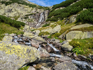 Skok waterfall, High Tatras mountains in Slovakia © lusiolad