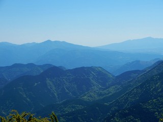鍋割山山頂からの景色