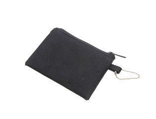 small black hand bag on white background isolated with clipping path