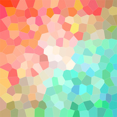 Fototapeta na wymiar Lovely abstract illustration of green, blue and red bright Middle size hexagon. Lovely background for your work.